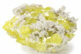 Striking Sulfur Crystal Cluster - Italy #240643-1